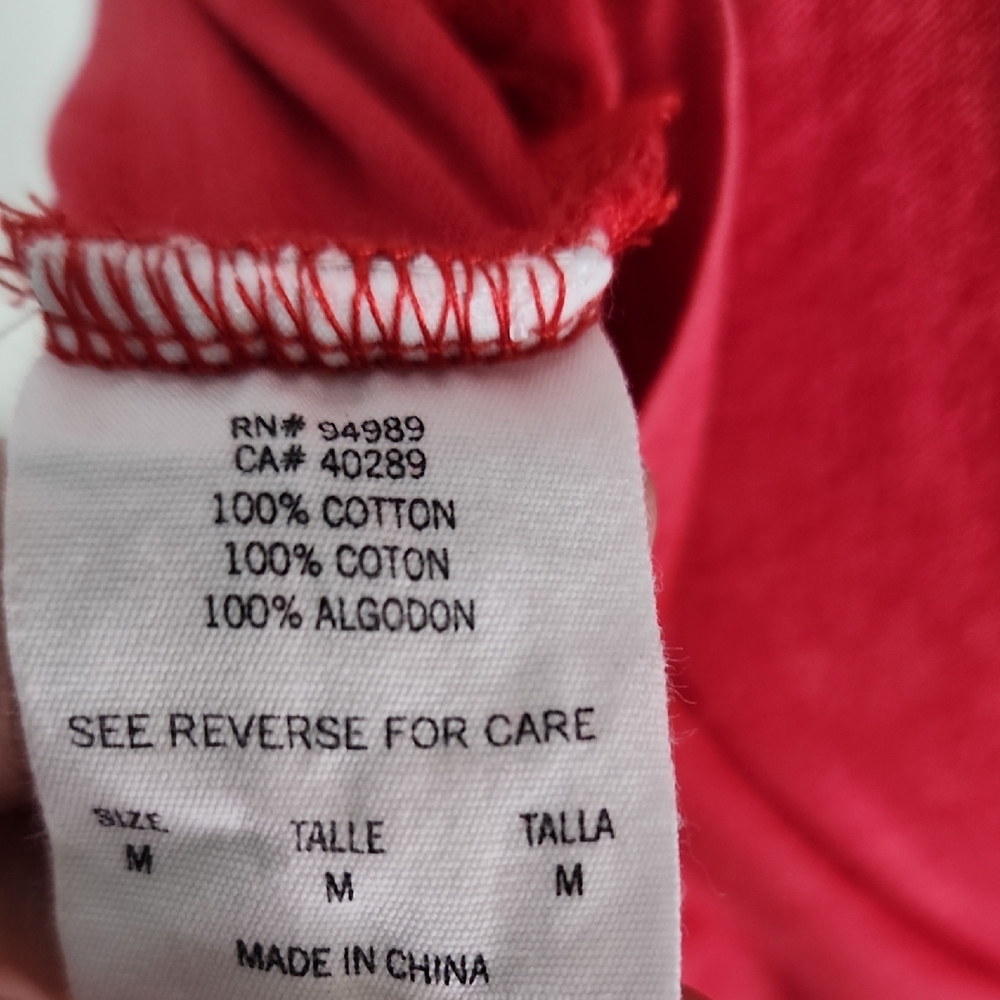 5th & Ocean Red Cincinnati Reds Women's Tank Top - Picture 6 of 6